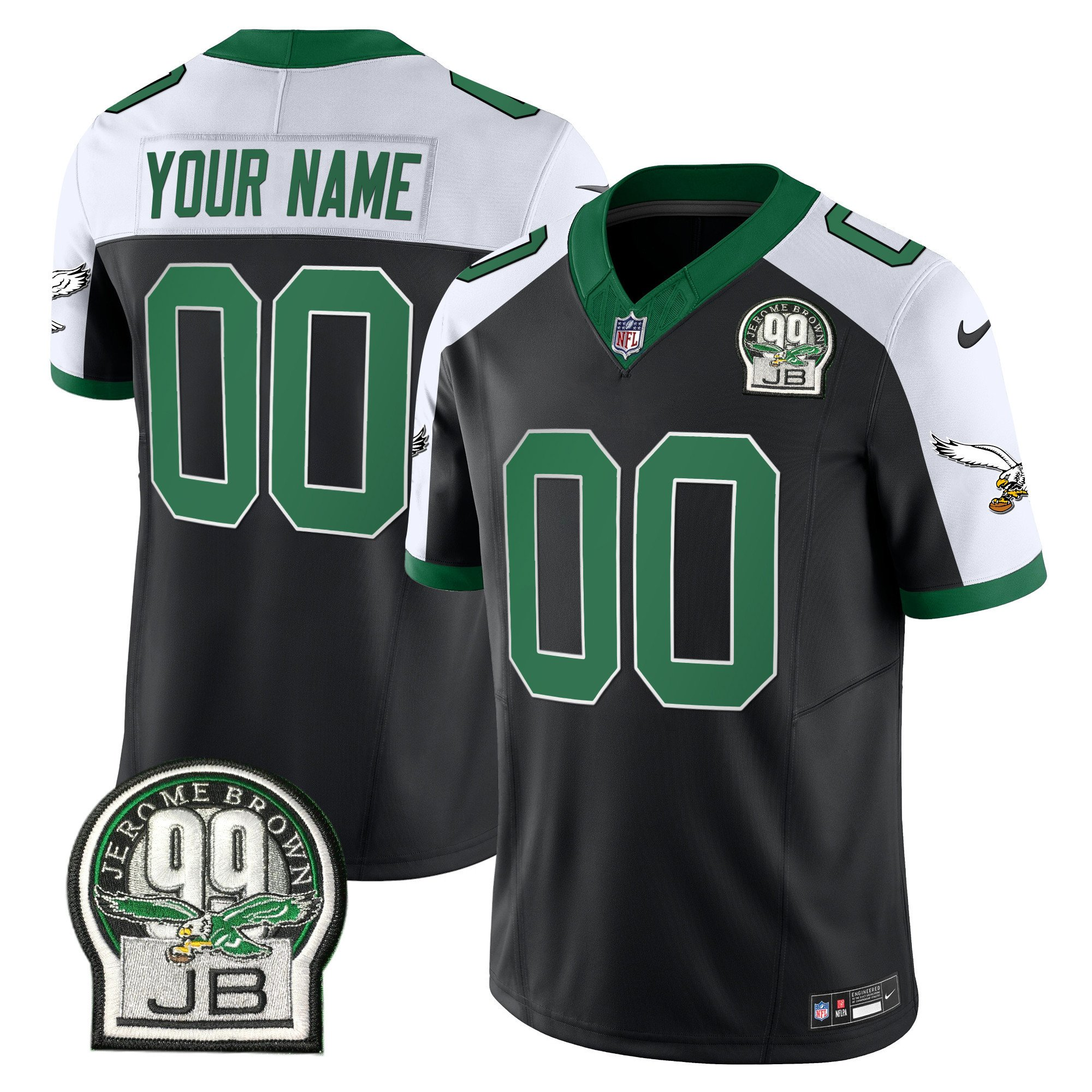 Custom Philadelphia Eagles Vapor F.U.S.E. Limited Jersey